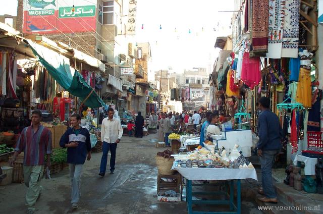 Egypte - Souq markt in Aswan