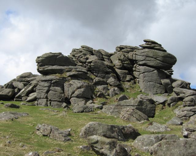 Engeland - Hound Tor op Dartmoor