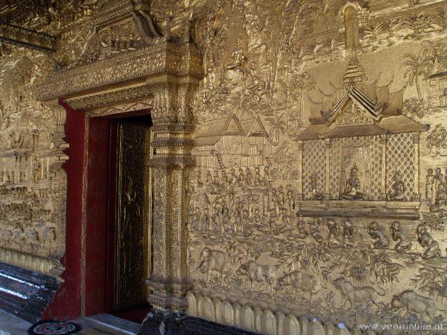 Laos - Decorated Wat Mai