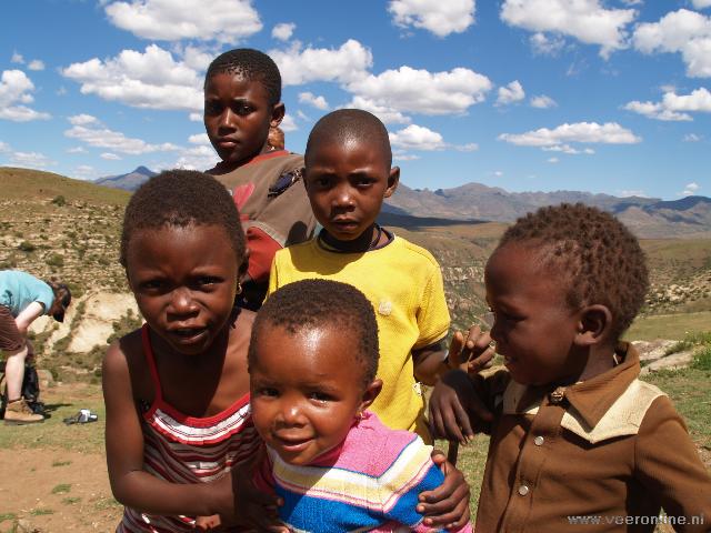 Lesotho - Kinderen van Malealea