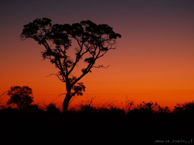 NamibiÃ« - Zonsondergang