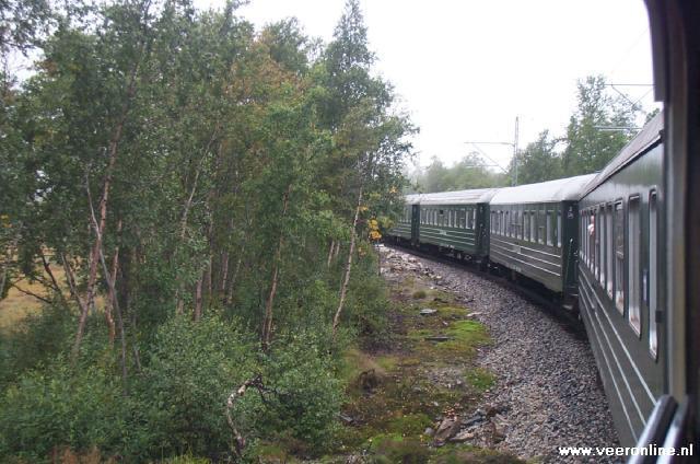 Noorwegen - FlÃ¥msbane trein