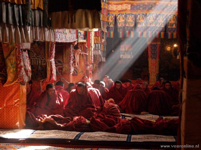 Tibet - Monniken Ganden Klooster